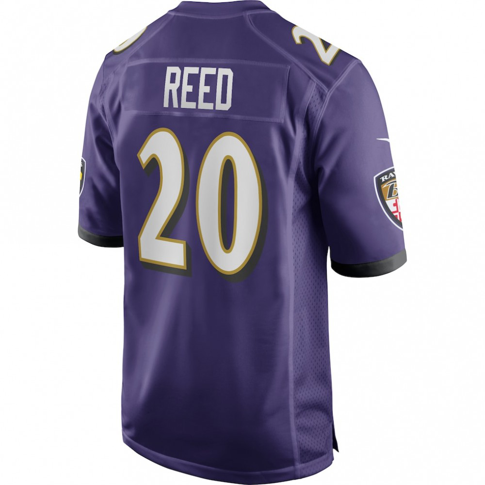 Ed Reed Baltimore Ravens Nike Game Retired Player Jersey - Purple-GridironStore